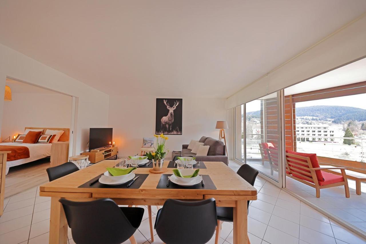 Ferienwohnung Le Panoramic - Vue Exceptionnelle Gérardmer Exterior foto