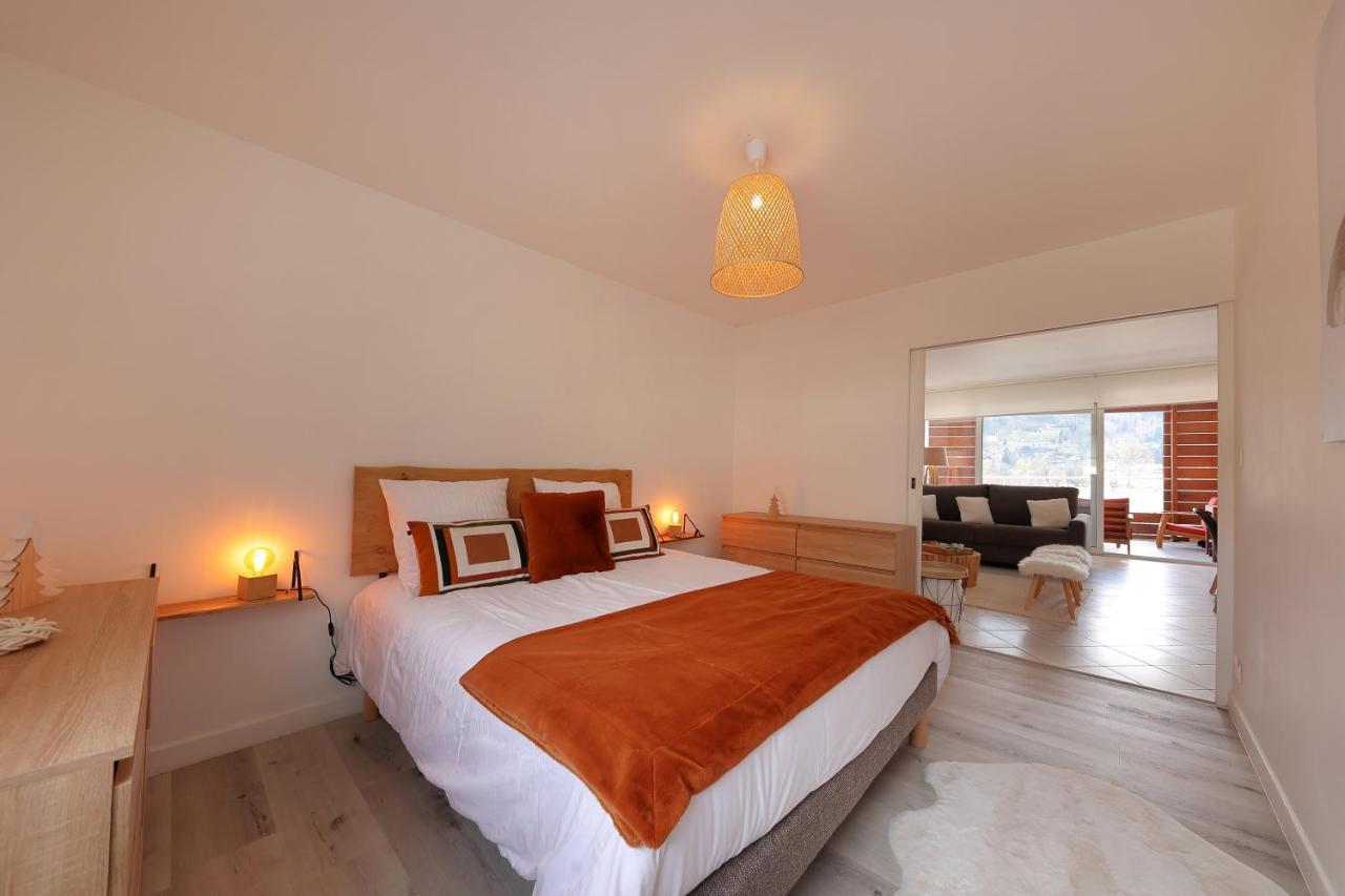 Ferienwohnung Le Panoramic - Vue Exceptionnelle Gérardmer Exterior foto